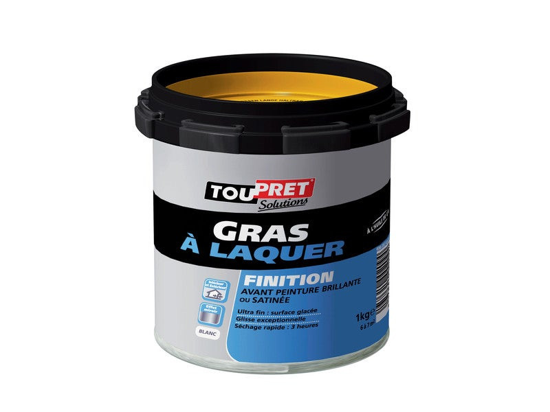 Enduit Gras À Laquer 1 Kg En Pâte, Intérieur/Extérieur