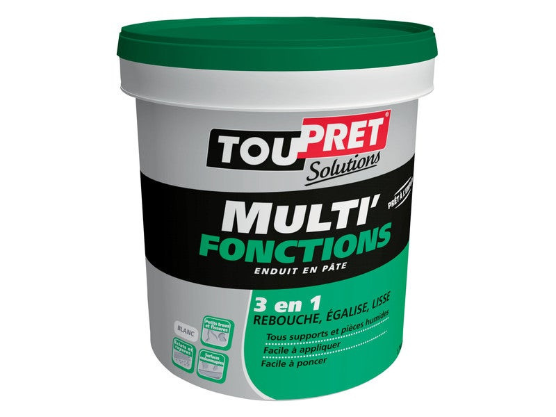 Enduit Multifonction 1.25 Kg En Pâte, Pour Mur / Plafond Intérieur