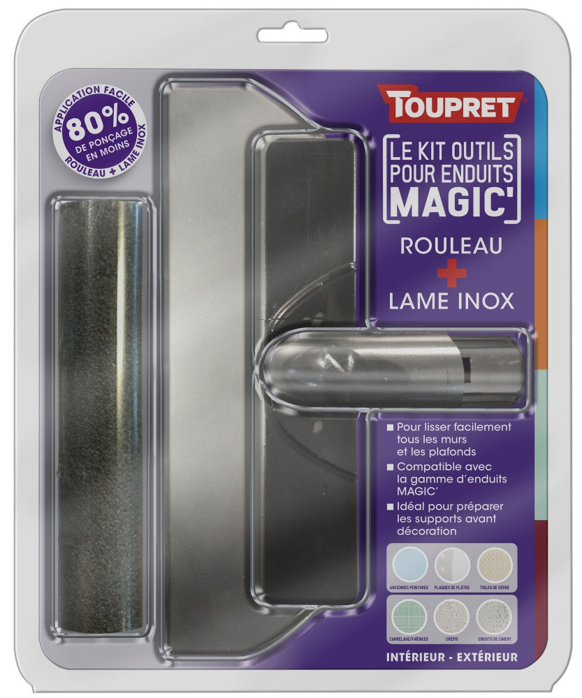 Kit outils rouleau et lame Magic' TOUPRET