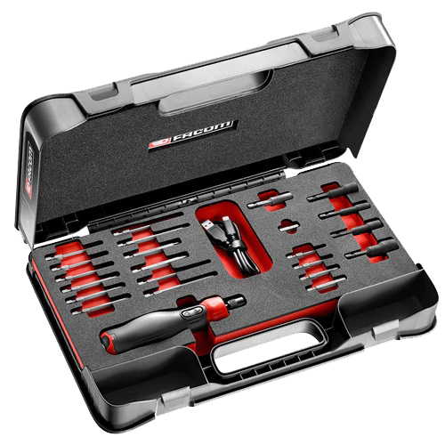 Tournevis assisté 4 V E-PROTWIST® en coffret Mbox - 23 pièces FACOM ATPA4V.J23PB