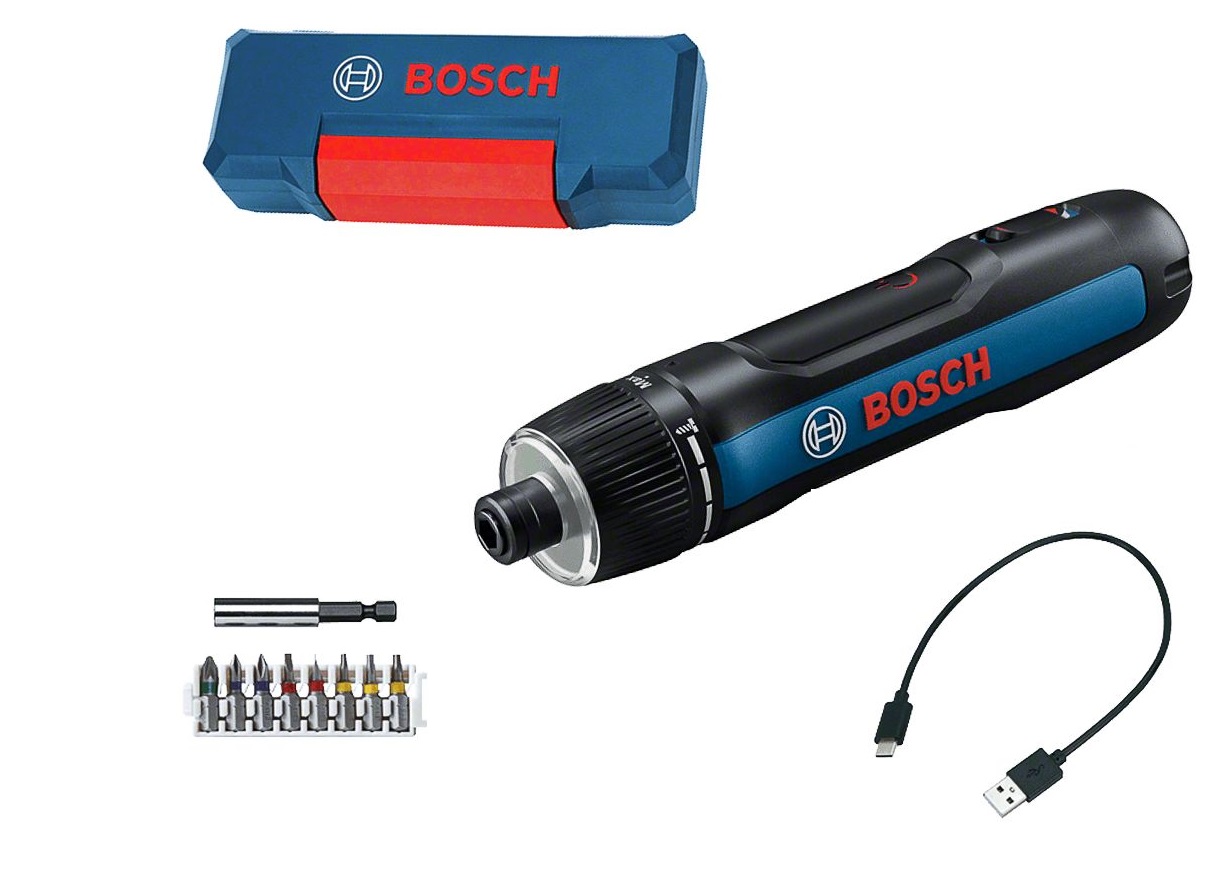 Tournevis électrique 3,6 V GO 3 + câble USB-C - coffret BOSCH 06019H2201