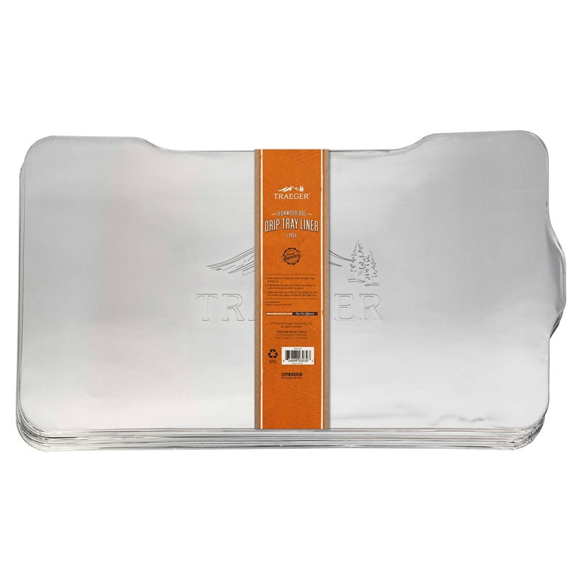 5 Plaques en alu de récupération de graisses - 72 x 39 x 0,3 cm