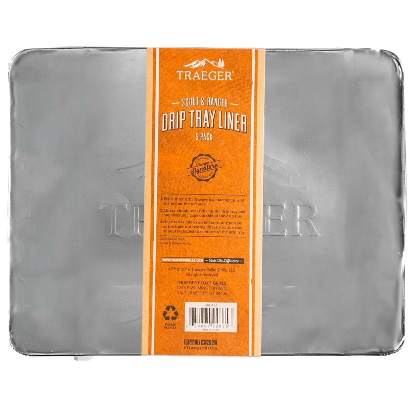 5 Plaques en aluminium de récupération de graisses Ranger - 36 x 28 x 2 cm