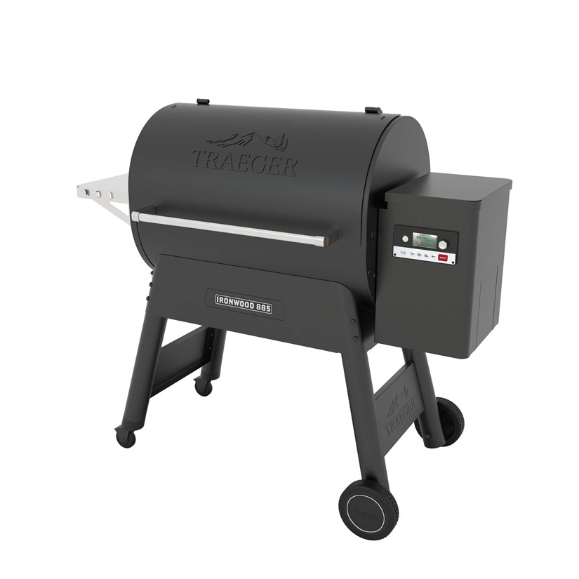 Barbecue à pellet Ironwood 885 - 2 niveaux de grille - 10,5 kW - 137 x 69 x 122 cm