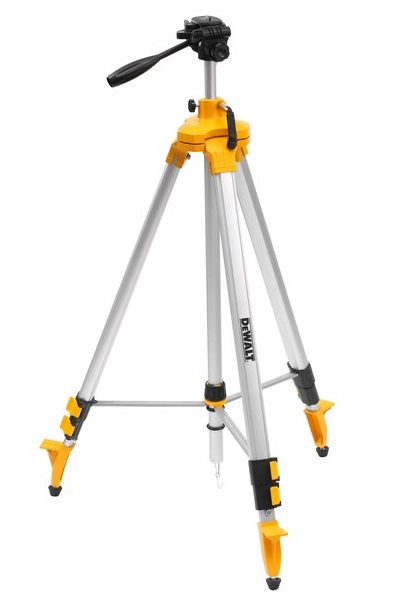 Trépied télescopique aluminium spécial plafond 1/4'' 0,97 - 2,48 m DEWALT DE0733-XJ