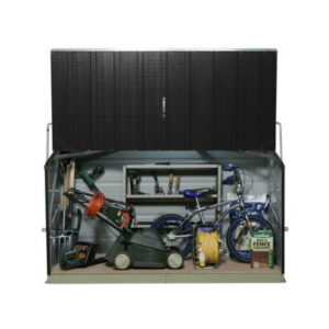 Coffre de rangement métal 1500L anthracite - 1,51m² utile - Storeguard