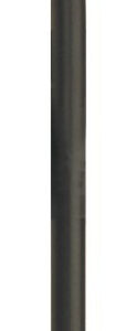 Tringle alu noir 14 x 1570 mm pour espagnolette TORBEL 04P216J-1