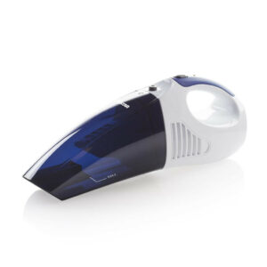Aspirateur à main sans fil sec et humide - bac transparent 550 ml - support mural rechargeable