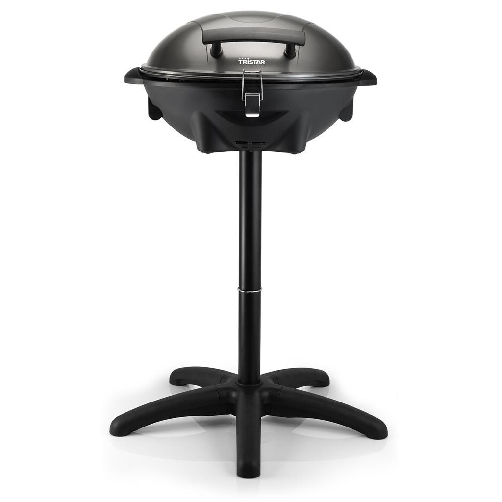 Barbecue électrique BQ-2816 2200 W - grille fonte aluminium 46 x 35 cm - sur pied ou table