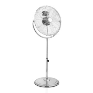 Ventilateur métallique sur pied à grande vitesse Diamètre 45 cm - Réglable en hauteur 99-135 cm