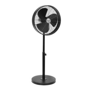Ventilateur sur pied en métal Diamètre 40 cm - Réglable en hauteur 90-128 cm