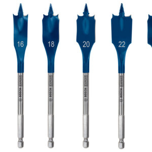 Trousse de 6 mèches plates SelfCut Speed 14-16-18-20-22-24 mm BOSCH EXPERT 2608900332