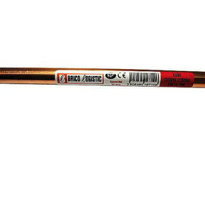 Tube d'alimentation cuivre ecroui, Diam.10 x 12 mm, en barre de 1 m