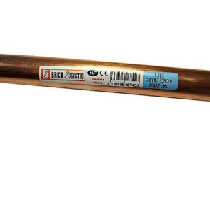 Tube d'alimentation cuivre ecroui, Diam.20 x 22 mm, en barre de 1 m