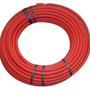 Tube PER pré gainé rouge 50 m 13/16 SOMATHERM 113-16-50A