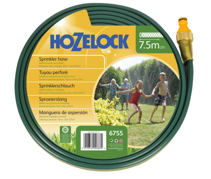 Tuyau d'arrosage plat perforé 7,5 m HOZELOCK 6755P0000