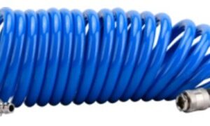 Tuyau spiral pro PU diamètre 8 x 12 mm longueur 6 m avec raccords rapides ISO LACME 322805