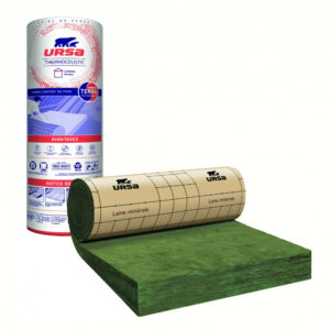 Laine de verre Thermo. Kraft, 3.5 x 1.2 m, Ep. 260 mm, lambda 40, R6.5, URSA
