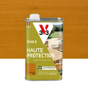Huile pour bois extérieur V33 haute protection chêne clair mat 1l