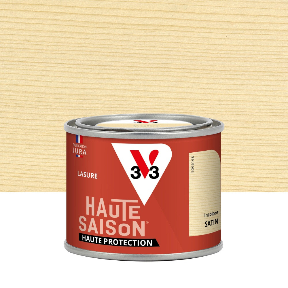 Lasure V33 Haute saison 8 ans incolore satiné 0.125 l