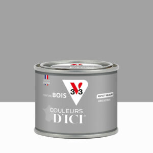 Peinture extérieure bois V33 Couleurs d'ici, gris soyeux velours 0.125l