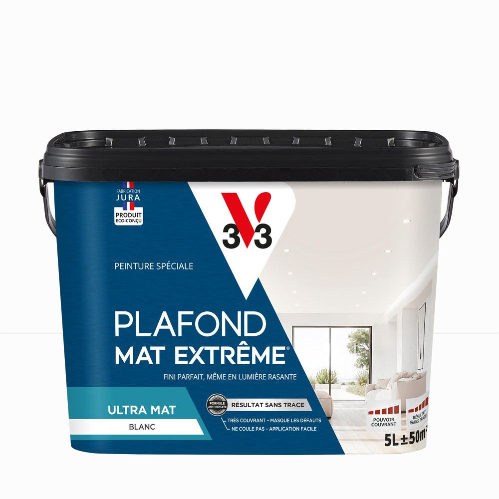 Peinture plafond blanc mat V33 Extreme 5L