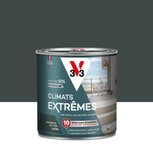 Peinture sol Climats extrêmes V33, anthracite satiné, 0.5L