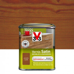 Vernis meuble et objet V33, acajou clair satiné, 0.25l