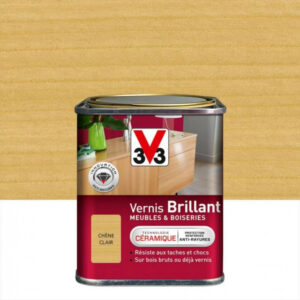 Vernis meuble et objet V33, chêne clair brillant, 0.25l