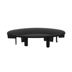 Capot noir diam.116 pour bonde extra plate