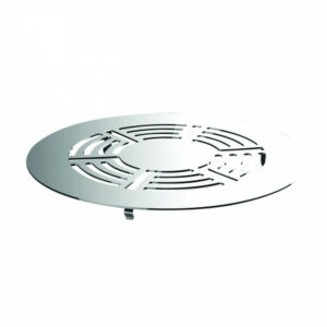 Grille inox diam.90 pour bonde extra plate