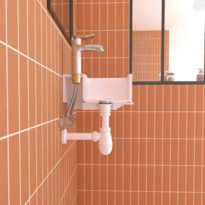 Siphon de lavabo réglable 50mm/106mm VALENTIN diamètre 32