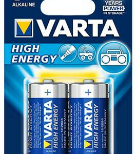 Carte de 2 piles HIGH ENERGY - 1,5 V LR14 / C