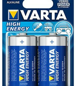 Carte de 2 piles HIGH ENERGY - 1,5 V LR20 / D