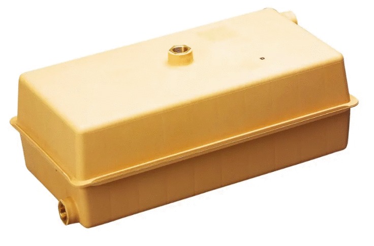 Vase d'expansion ouvert polypropylène 22 l avec 3 inserts taraudés 3/4'' THERMADOR VP22
