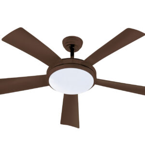 Ventilateur de plafond 38 W Wallis 132 cm chocolat FARELEK 112435