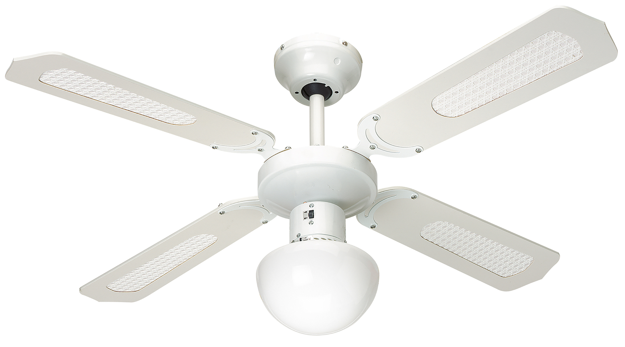 Ventilateur de plafond 50 W Bali blanc 107 cm FARELEK 112420