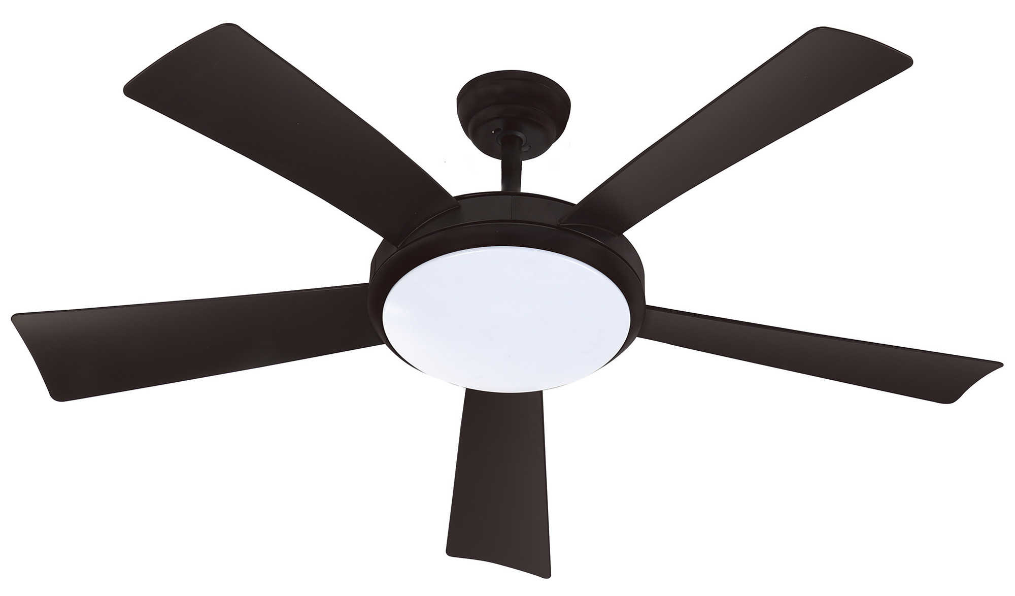 Ventilateur de plafond RÉTRO INDUS WALLIS 38W 132cm noir FARELEK 112433