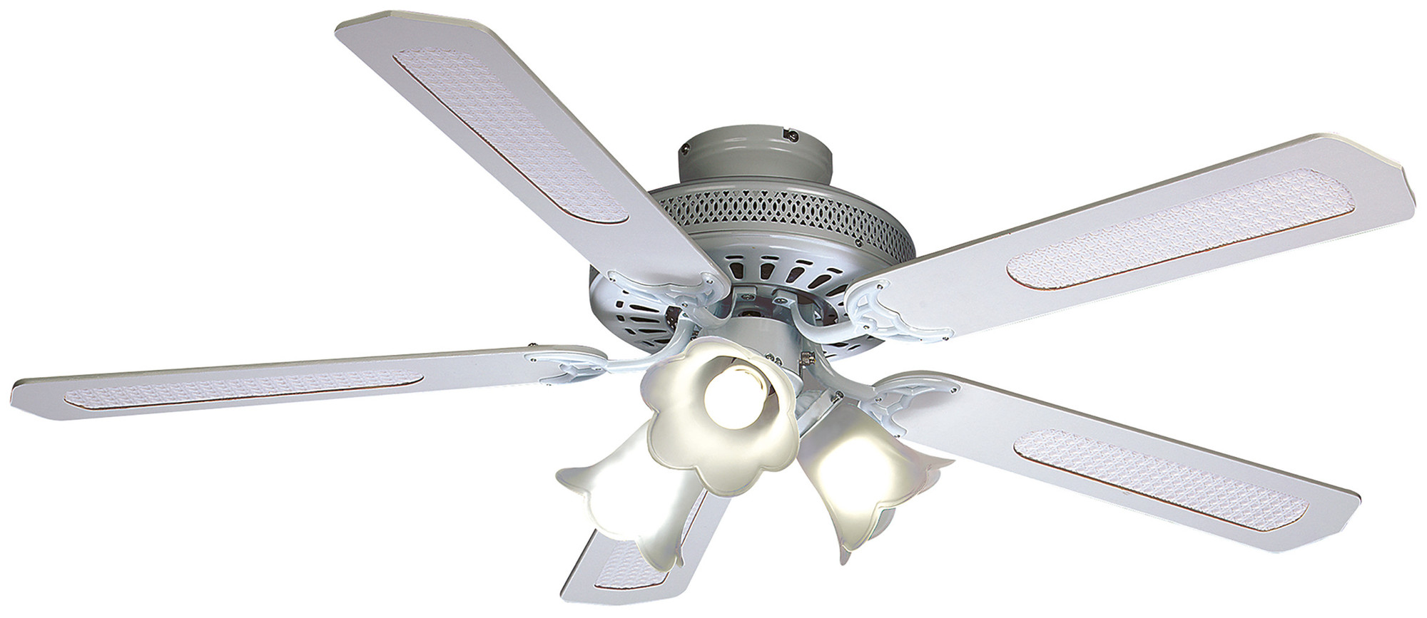 Ventilateur de plafond TROPIC BALEARES 60 W 132 cm blanc FARELEK 112472
