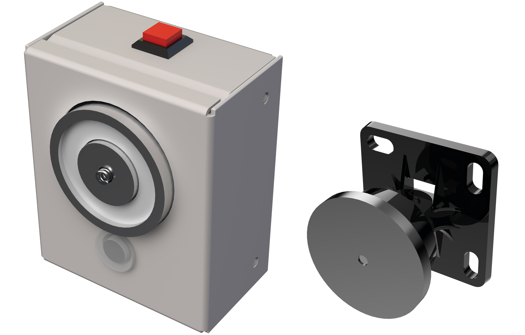 Ventouse de maintien 24 V DC murale en applique SEWOSY VMPO245M