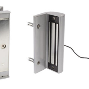 Ventouse électromagnétiques avec poignée 300 kg 12/24 VDC argent LOCINOX P00007627-SILV
