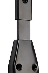 Verrou à plaquer 280 mm époxy noir 350+gache MAP MAP-280NOIR350