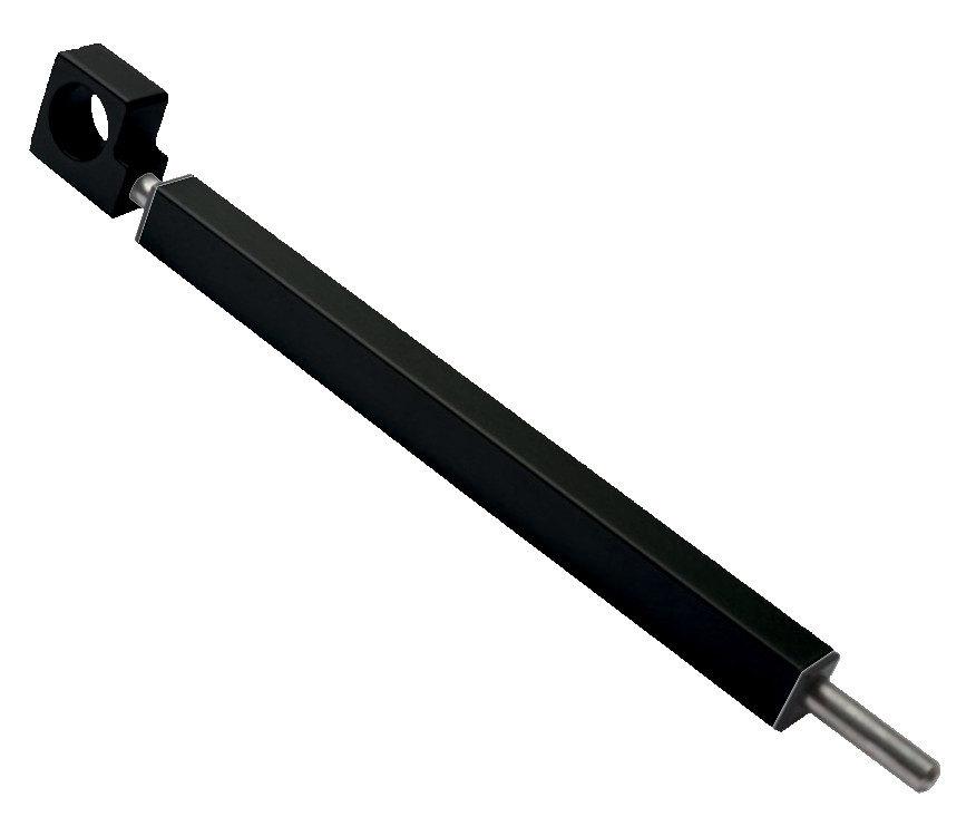 Verrou aluminium en applique ATLAS longueur 250 mm noir-23 FAPIM 3723_23
