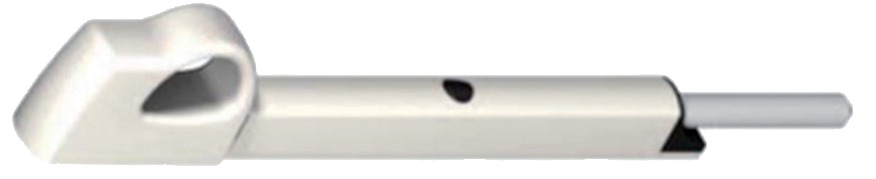 Verrou applique Danaos boucle 536 mm blanc LA CROISEE DS DS6360-036