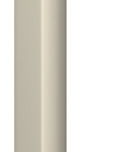 Verrou applique Danaos canne à clé MV 536 mm alu RAL9006 LA CROISEE DS DS6367-007