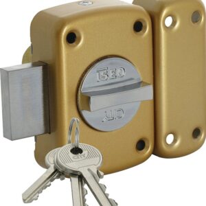 Verrou CITY 150 à bouton cylindre de 45 mm s'entrouvrant ISEO 11250451.5