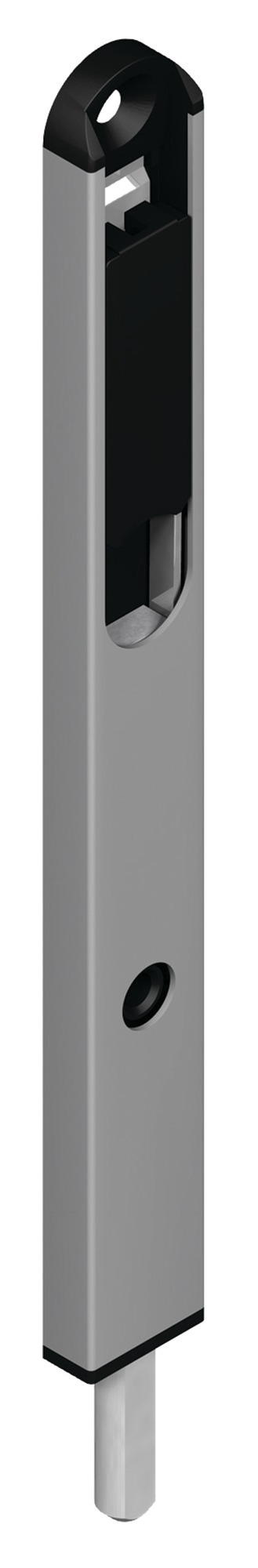 Verrou de condamnation en feuillure DATOR longueur 260 mm laquée gris aluminium RAL9006 LA CROISEE DS DS6840-007