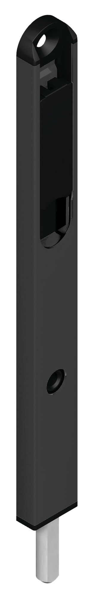 Verrou de condamnation en feuillure DATOR longueur 260 mm laquée noir RAL9005 LA CROISEE DS DS6840-013