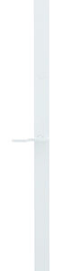 Verrou de semi-fixe coulissant simple blanc FERCO G-17000-06-0-7