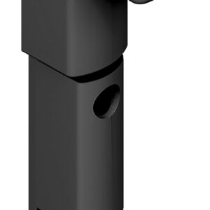 Verrou en applique Danaos tige inox longueur 167 mm noir RAL9005 LA CROISEE DS DS6370-013